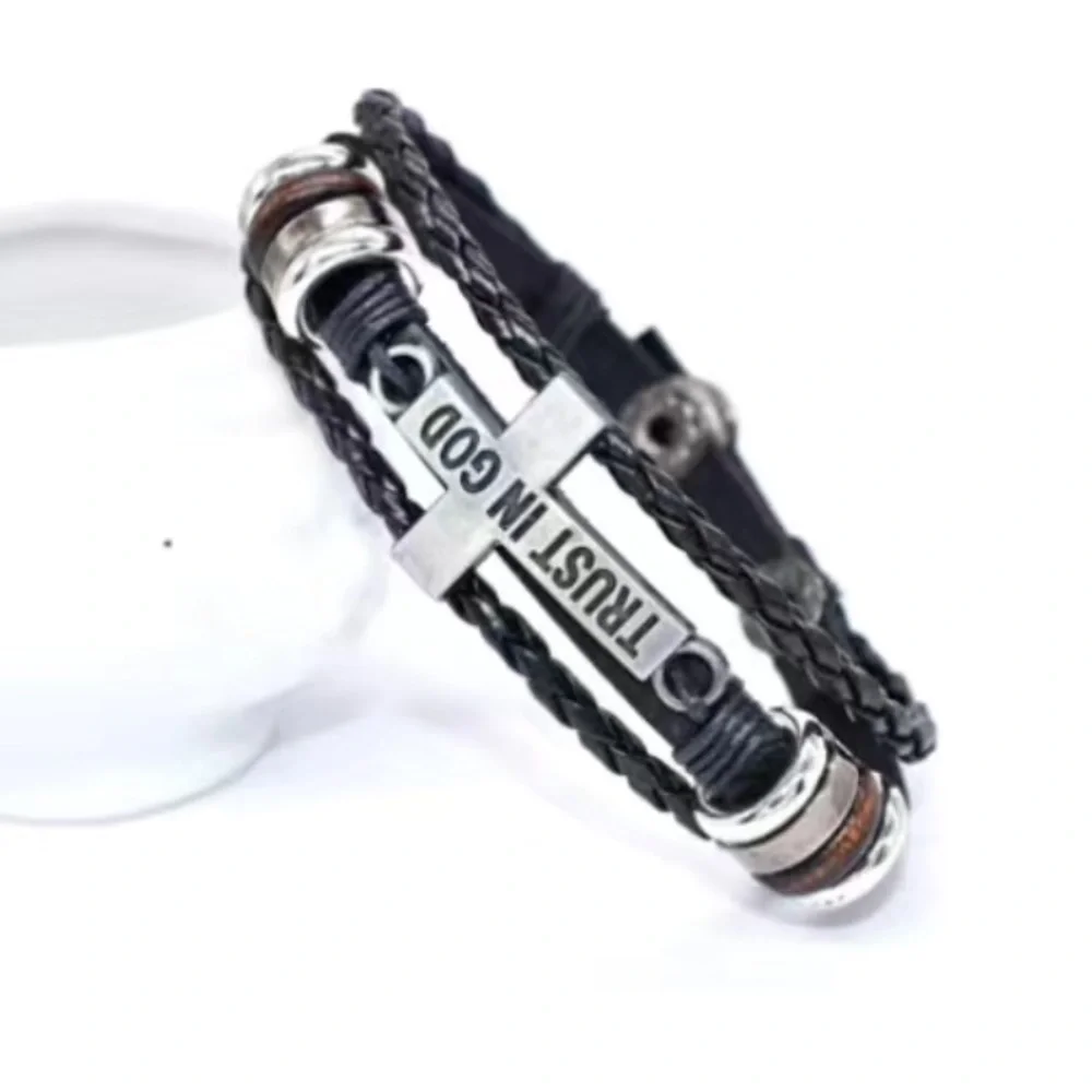 3/$25 “Trust In God” Snap Together Bracelet